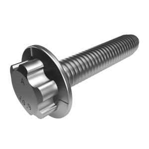 Powertite Round Thread-Tapping Screw With Trilobular Tapping Zone