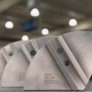 Extruded Aluminum Full Grip Pie Jaws Eliminate Porosity for Increased Strength and Reliability 