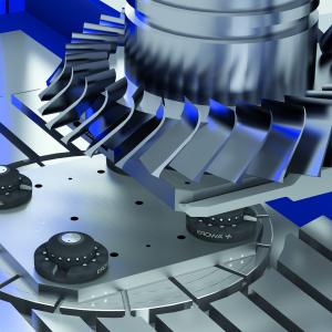 Giant Tooling System for machining large and heavy workpieces.