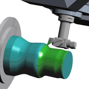 CAM Software with Turning Cycle that Includes B-Axis Movements