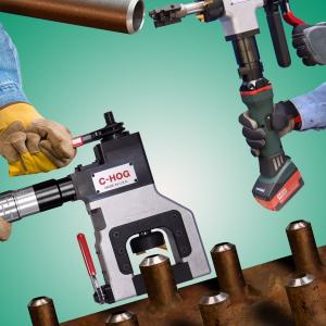 MILLHOG Portable Pipe Beveling Tools