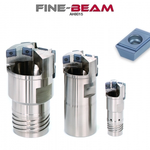 FineBeam BTA drill series to include AH8015 grade inserts with the G style chip former. 