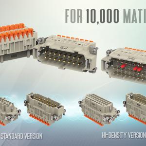Squich HNM Toolless Rectangular Connectors for 10,000 Mating Cycles