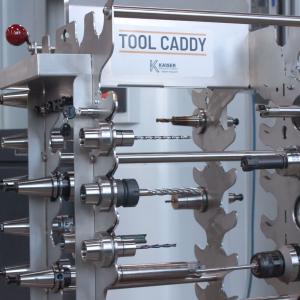 Tool Caddy Provides Safe Way to Store Assembled CNC Cutting Tools
