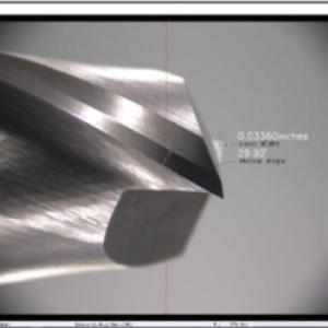 PG1000 Optical Cutting Tool Inspection System uses 5MB camera, 4K monitor