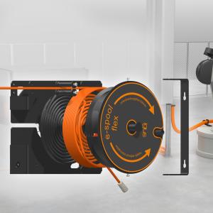 e-spool Flex Guide Cables From Start to End Without Slip Ring