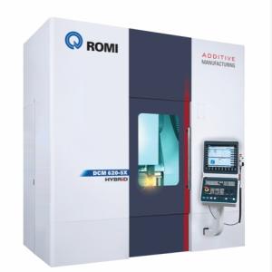 DCM 620-5X Hybrid Vertical Machining Center Allows  5-Axis Additive or Subtractive Machining 