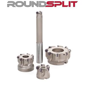 Tungaloy's expanded RoundSplit series includes inserts with a PVD grade AH3135 coating.
