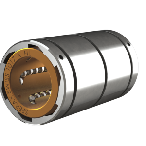 Supports a Linear Bearing Under High Loads and High Radial Torques