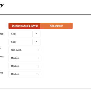 Online Truing Parameters Calculator for Truing and Dressing Diamond and CBN Wheels