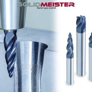 Accelerated Finishing of 3D Parts With SolidMeister Barrel Endmills