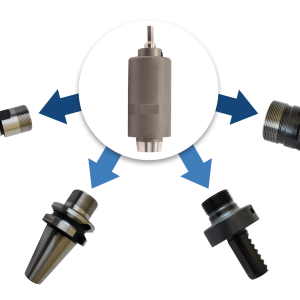 Adjustment-Free, Offset, Rotary Broach Toolholder