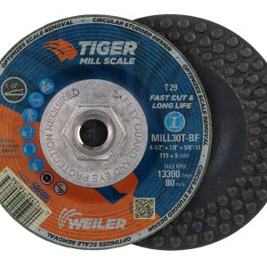 Weiler Abrasives introduces Tiger Mill Scale Wheel for removal of tough mill scale