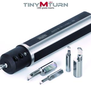 TinyMiniTurn Offers CBN-tipped Boring Bars for Hard Part Machining 