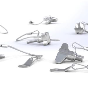 Lanyard-Secured Hand Knobs Improve Machine Security, Provide Easier Maintenance