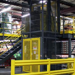 LiftLok Vertical Reciprocating Conveyor Safety System