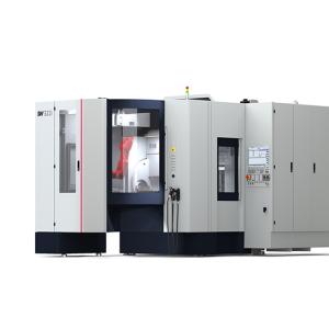 Twin-spindle horizontal machining center for large, lightweight parts