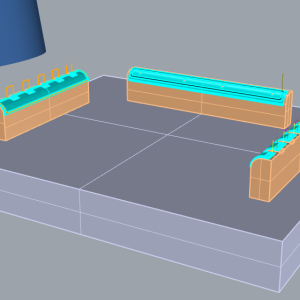 Effective Synchronization, Topology Optimization and Toolpath Planning 