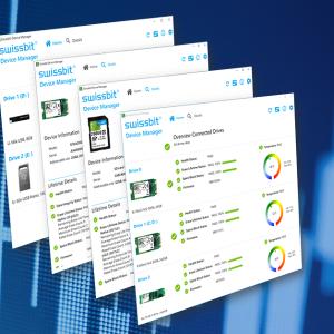 Swissbit Device Manager Offers Comprehensive Monitoring and is Enabled for Firmware Updates  