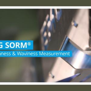Online roughness and waviness measurement in HDG lines with EMG SORM