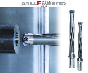 DrillForceMeister Offers 8xD Drills for Hole Diameters from 20 mm to 41 mm 