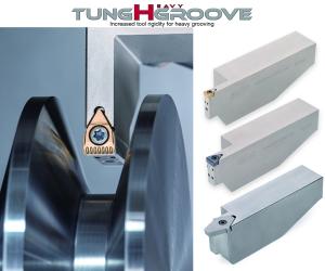 Enhanced Insert Clamping Provides TungHeavyGroove with Higher Performance in Deep, Wide, and Heavy Grooving Operations