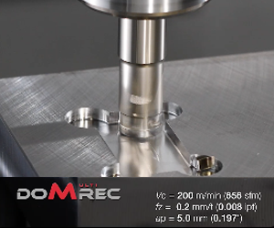 Expanded Diameter and Corner Radius in Tungaloy-NTK’s DoMultiRec