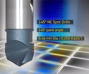 Iscar Multi-Master 145 degree spot drills