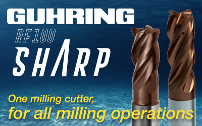 RF 100 Sharp | Carbide Milling Cutter for Soft, Tough & High-Alloy Materials