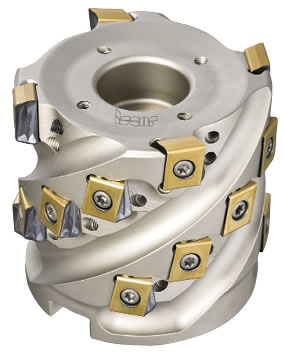 The T490 extended-flute cutter from Iscar can delivery high-pressure coolant.