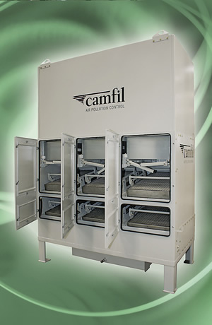 Figure 3. A high-efficiency mist collector for emulsions and coolant oils.