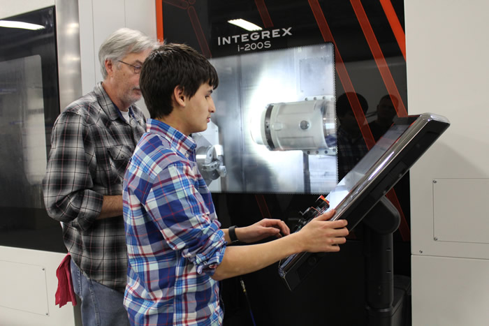 Machining is one of the focus areas the Shop Rat Foundation provides as part of its youth education programs. Image courtesy Shop Rat Foundation.