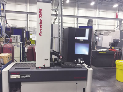 This Parlec tool setter at Mitsubishi Hitachi Power Systems Americas’ combustion shop measures tools up to 800mm in diameter and 1,000mm in length.