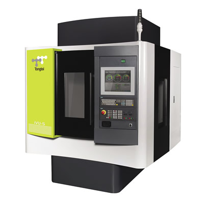 The new iVU-5 from Tongtai can operate with or without ultrasonic-assist. Image courtesy Absolute Machine Tools.