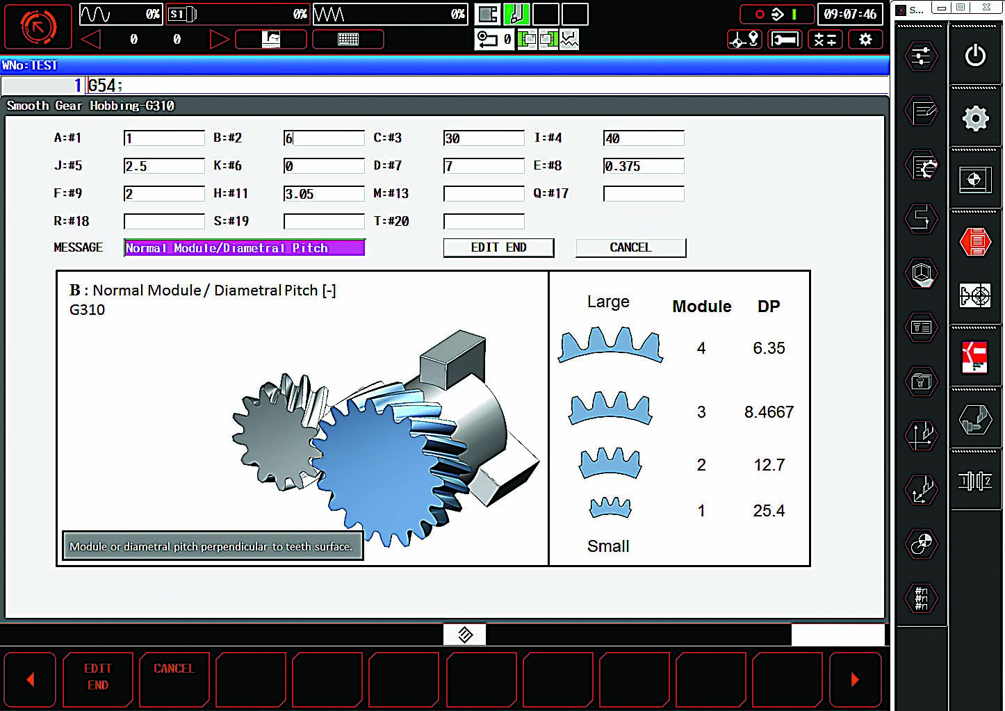 Precise synchronization between the cutter and spindle is needed for any gear-machining operation. Image courtesy of Mazak.