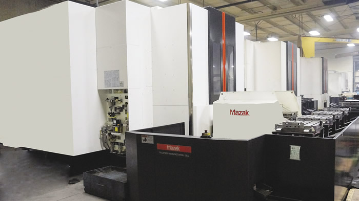 Mazak’s Palletech system is a fully automated pallet changer, allowing unattended machining.