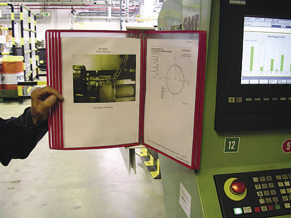 One manufacturer records the results of ball-bar tests on history charts. Doing this allows the company to predict when maintenance tasks will be required, rather than having to ‘put out fires’ when machine performance becomes so bad that scrap is produced. Image courtesy Renishaw.