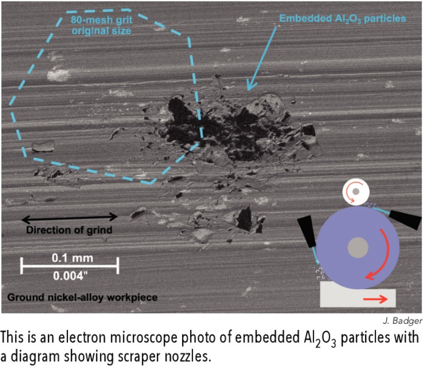 Photo of embedded AI2O2 particles