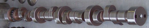 ​Figure 1. Camshaft. Credit. Wikipedia.