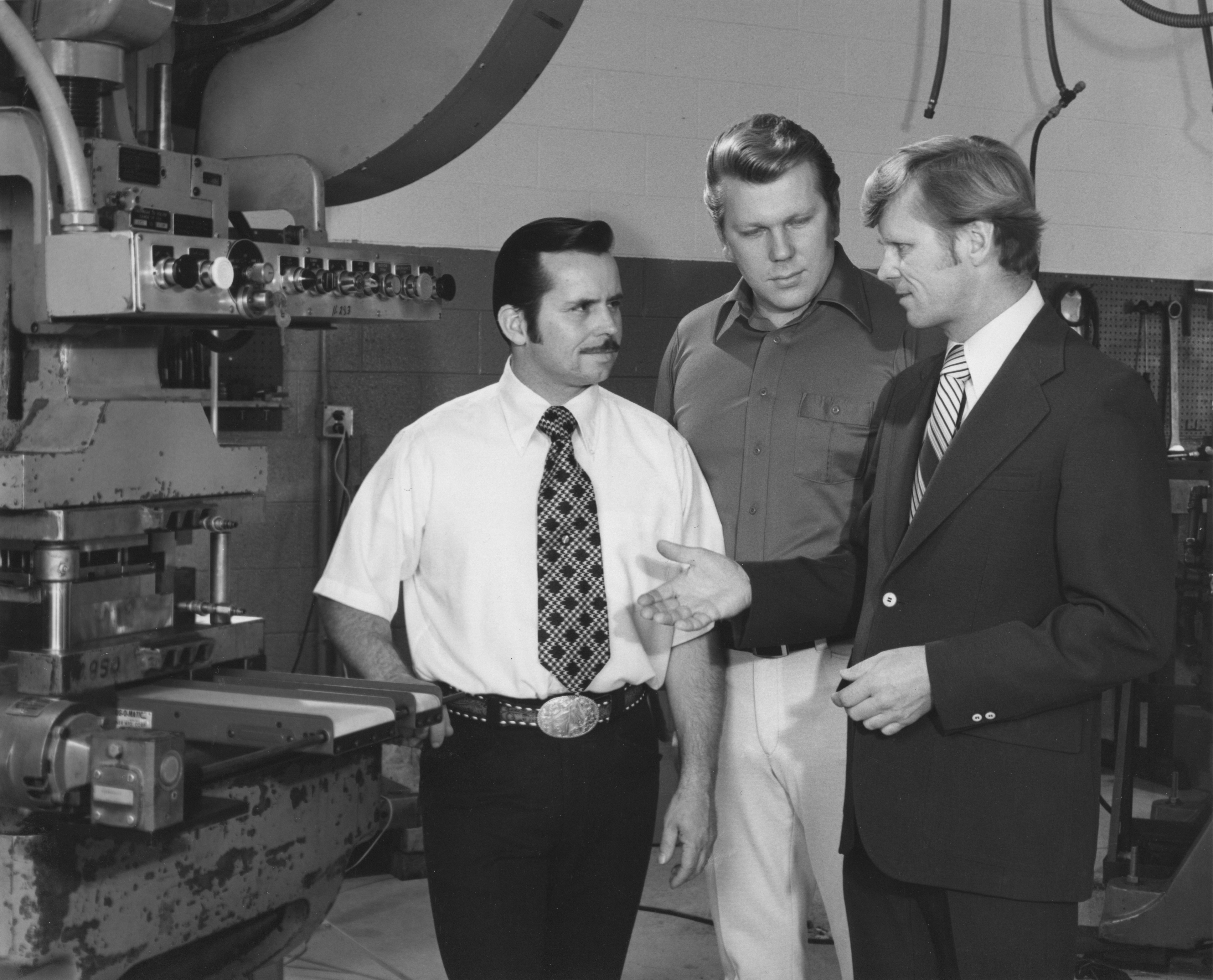 Pictured from left to right are Horst Dorner, Werner Dorner and Wolfgang Dorner.