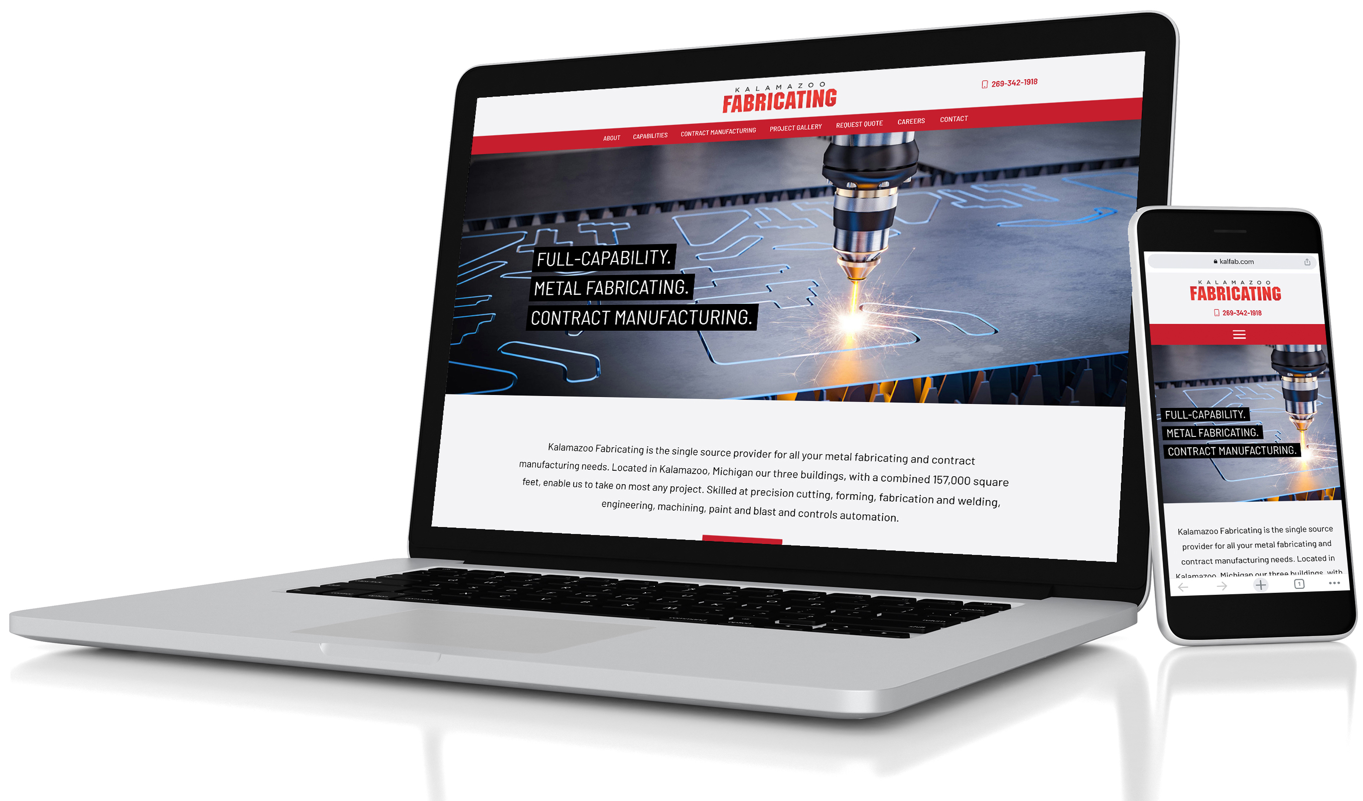 Kalamazoo Fabricating launched its newly redesigned Website.