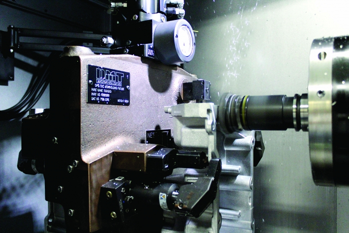 Properly designed hydraulic workholding is a game changer in terms of productivity and part quality. Photo credit: DMT Workholding