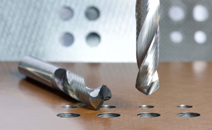 The PDC spiral drill »PS-plus« is for machining composite materials.