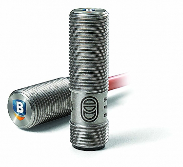 The small B-Safe sensor unit measures vibration and temperature for collision detection and preventive maintenance. Photo credit: Balance Systems