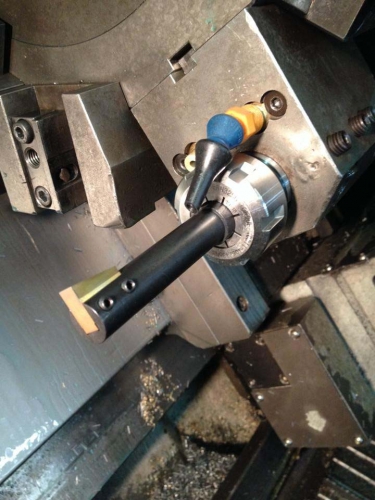 CNC Broach Tool offers indexable-insert tools for broaching blind keyways.Photo credit: CNC Broach Tool