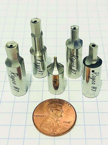 Rayco #7 rotary broaches are for broaching materials with tensile strengths exceeding 190 ksi and a hardness up to 50 HRC. Photo credit: Rayco Tools