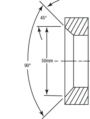 Countersinks and chamfers are called out in various ways on blueprints or can be left to the machinist’s discretion. Image courtesy of Emuge.