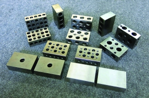 This array of 1-2-3 blocks shows some of the available hole configurations. Image courtesy of Tom Lipton.